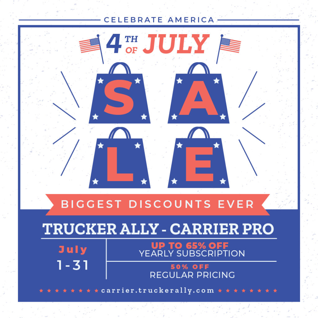 Celebrate Independence Day with Massive Savings at Trucker Ally: Up to 65% Off!